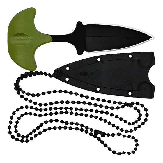 Mini Cuchillo Navaja Collar Táctico Militar Defensa Personal