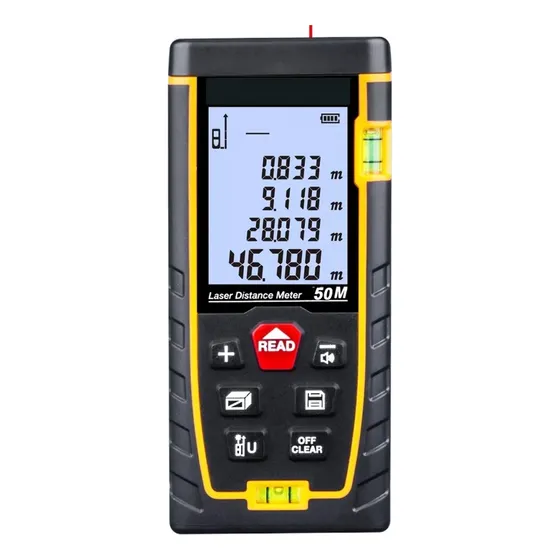 Medidor Laser Digital Portatil Metro Laser Pantalla 50m