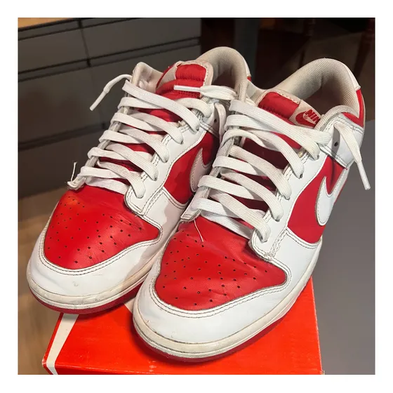 Nike Dunk Low Vermelho E Branco