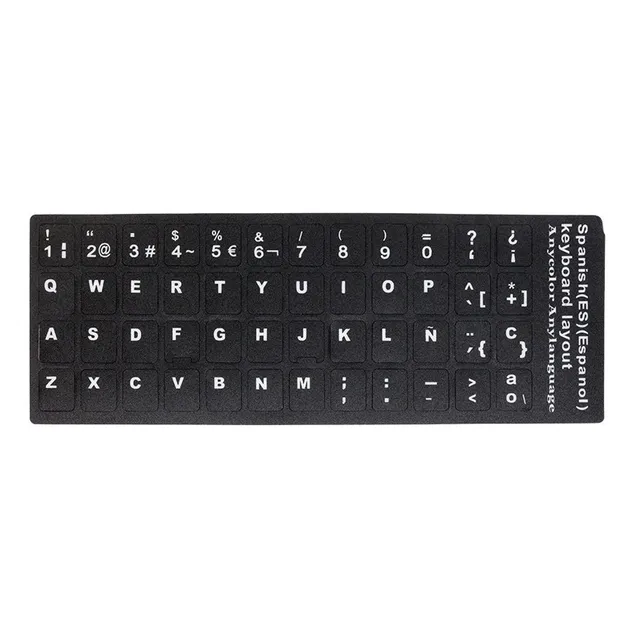Sticker Letras Adhesivas Para Teclado En Español @gs