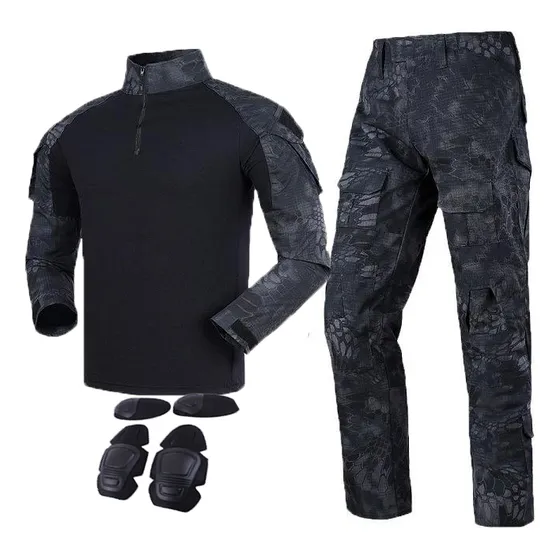 Uniformetáctico Militar Con 4 Rodilleras