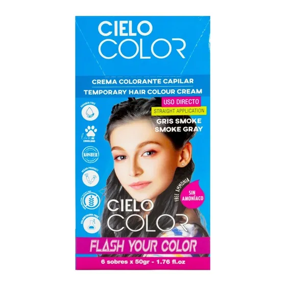 Otowil Cielo Color Tintura Crema Fantasía Vegana Sobre 50gr