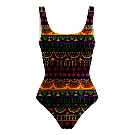 Body Maiô Estampado Raveup Asteca Nativa