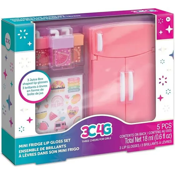 Brillo Labial 3c4g Lipgloss Set Mini Refrigerador