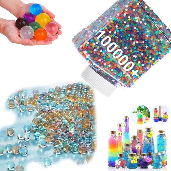 Pistola De Juguete Balas De Hidrogel 100000 Piezas 7-8 M