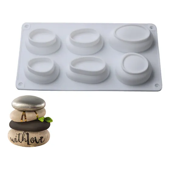 Molde Para Tartas Con Forma De Adoquín, 3d, De Silicona Gran