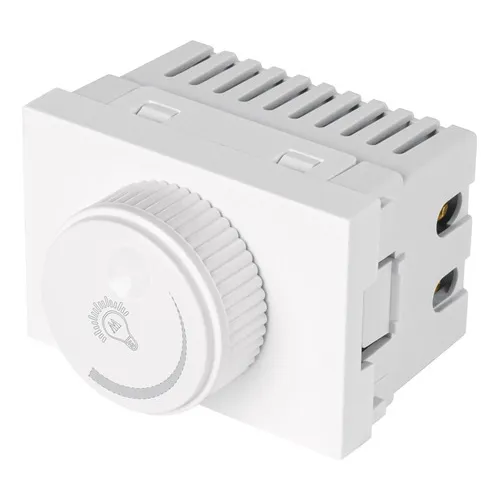 Dimmer Giratorio Blanco De 1.5 Módulos 47953 Volteck