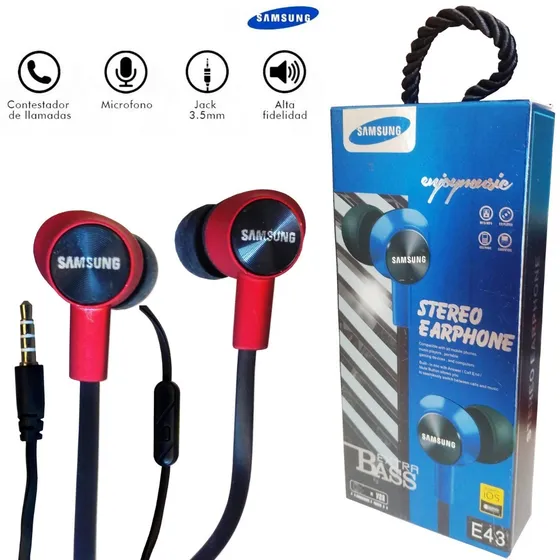 Audífonos Extra Bass Estéreo Con Micrófono Manos Libres