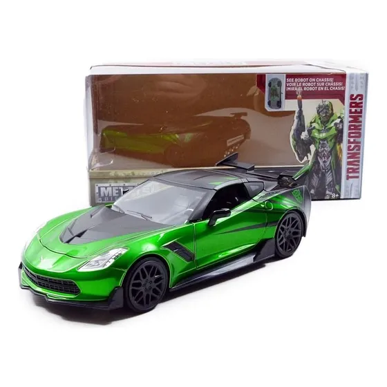 Corvette Transformers Crosshairs Auto Colección Escala 1/24