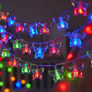 Tira De Luces Led En Forma De Mariposa 10 Metros Tira De Luces Led En Forma De Mariposa 10 Metros