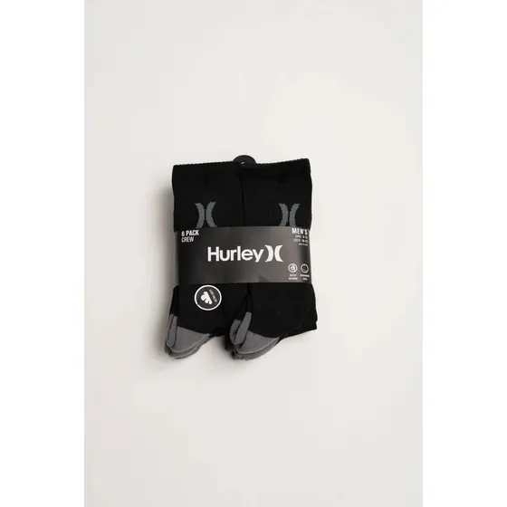 Hurley Crew - Pack 6 Medias Unisex