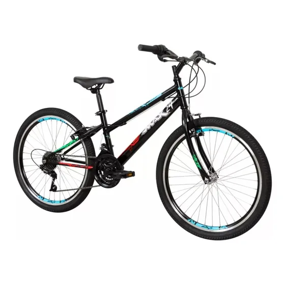 Bicicleta Caloi Max R24 21v Preto Aro 24