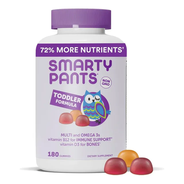 Multivitaminas Para Niños Pequeños Smarty Pants 180 Gomitas Frutas