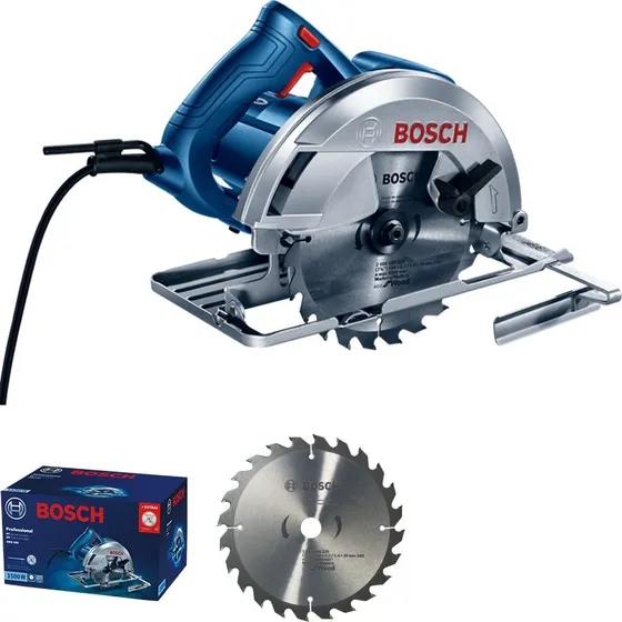 Sierra Circular Bosch Gks 150 71/4 1500w con disco y guía incluidos