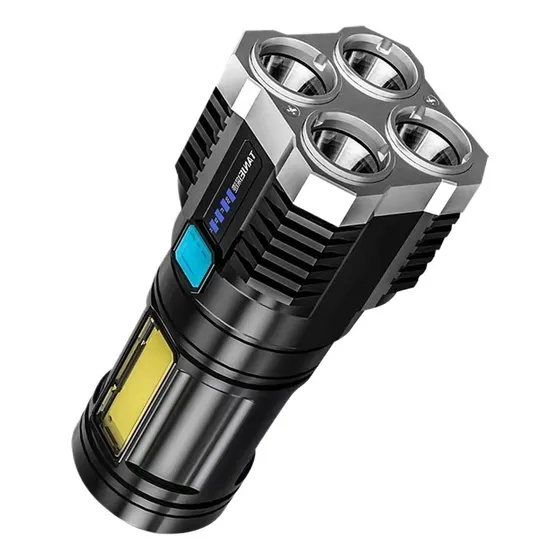 Led Strong Light Flashlight Usb Charging
