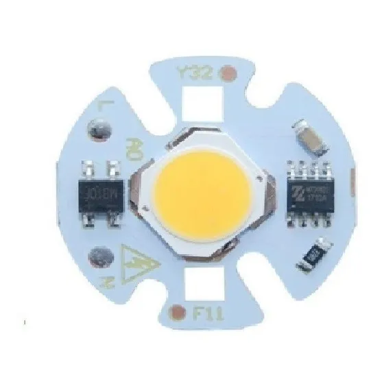 Chip Led Cob, 10w, Blanco Frio, 110v.