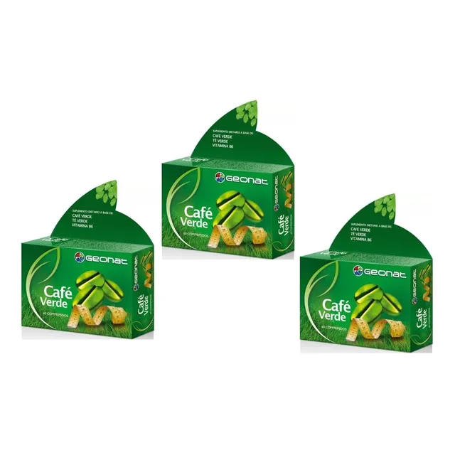 Quemador Grasa Calorías Adelgazar Bajar Peso Café Verde X3