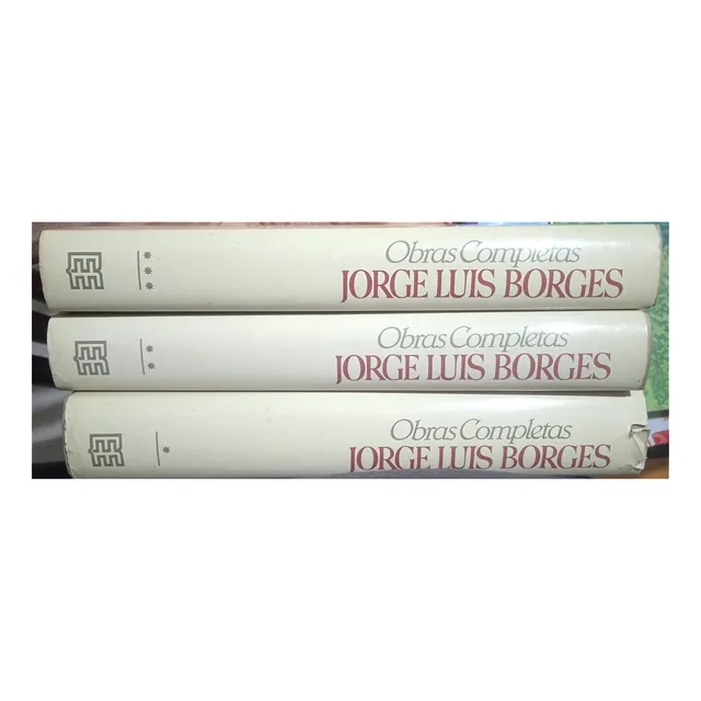 Jorge Luis Borges Obras Completas En 3 Tomos (edición 1989)