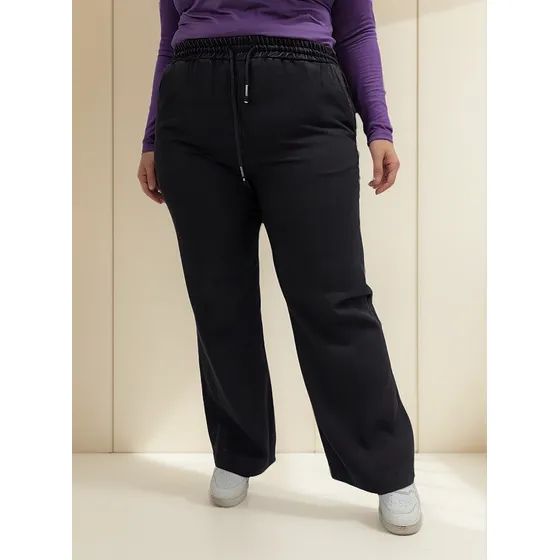 Palazo Jean Camisero Negro (talles 36 Al 52) Laque