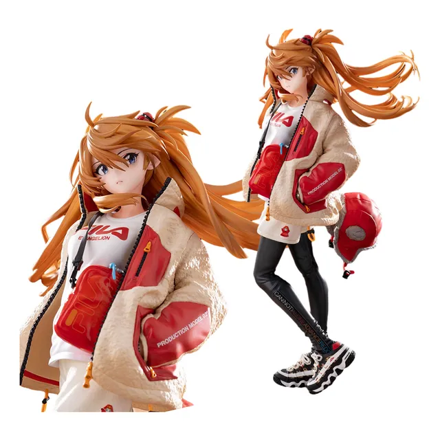 Figura Eva De 23 Cm, Modelo Asuka Langley Soryu, Modelo De J