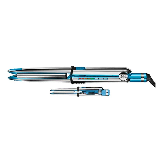 Plancha de cabello BaBylissPRO Optima 3000 + Optima Mini celeste