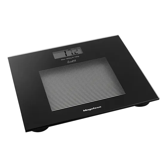 Balanza De Baño Magefesa Mgf1500 Goodfit Black