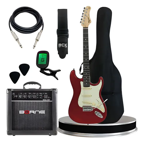 Guitarra Fender Squier Stratocaster Standard Antique Burst