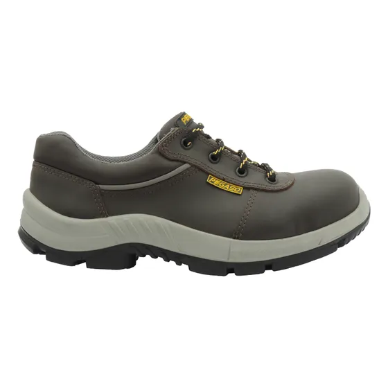 Zapato De Seguridad Pegaso Treck Punta Acero Color Marrón