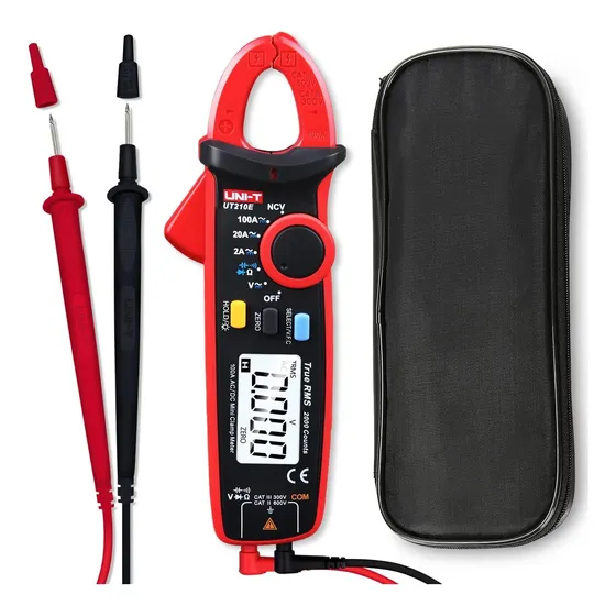 Pinza Digital Uni-t Ut210e Meder Ac Dc Amp Meder Clamp Rms