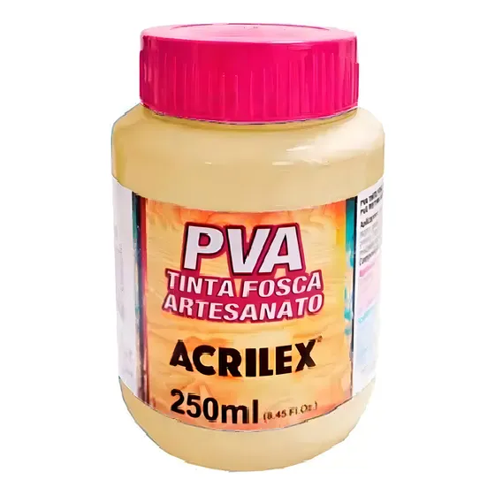 Tinta Pva Acrilex 250ml 525 Camurça Cor CAMURÇA 525