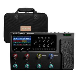 Valeton Gp200 Multi Effects Processor + Gig Bag Black Bundle Valeton Gp200 Multi Effects Processor + Gig Bag Black Bundle