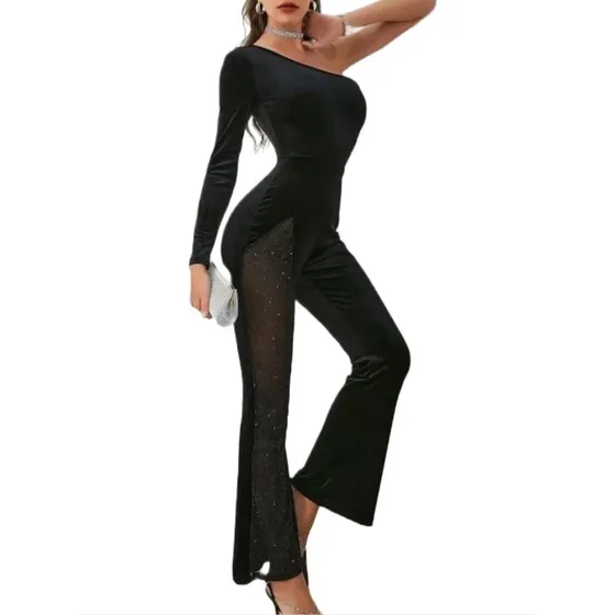 Vestido Dama Braga  Elegante Shein Xl Brillante 