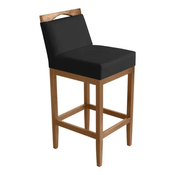 Banqueta Bistrô Para Bancada Sofisticada Resistente Gourmet