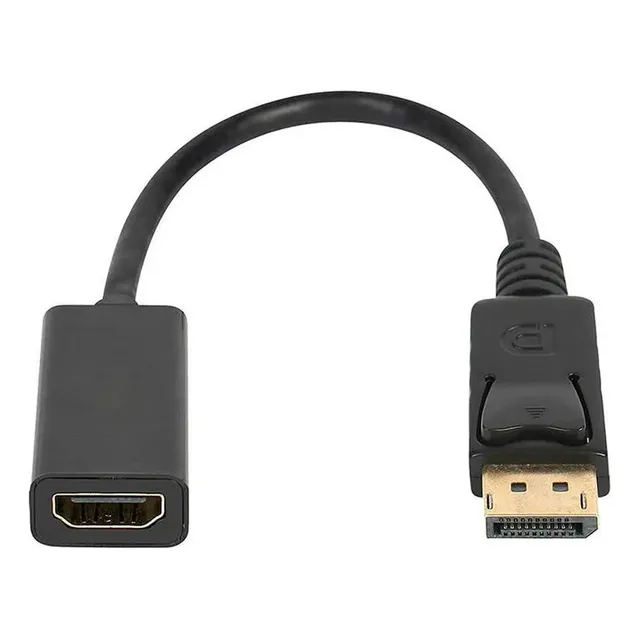 Convertidor Adaptador Dp Displayport Macho A Hdmi Hembra 4k