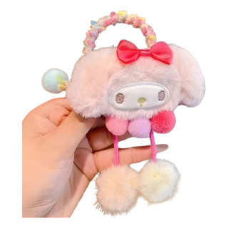 Donas Para El Cabello Felpa Sanrio Scrunchie Banda Kuromi Donas Para El Cabello Felpa Sanrio Scrunchie Banda Kuromi