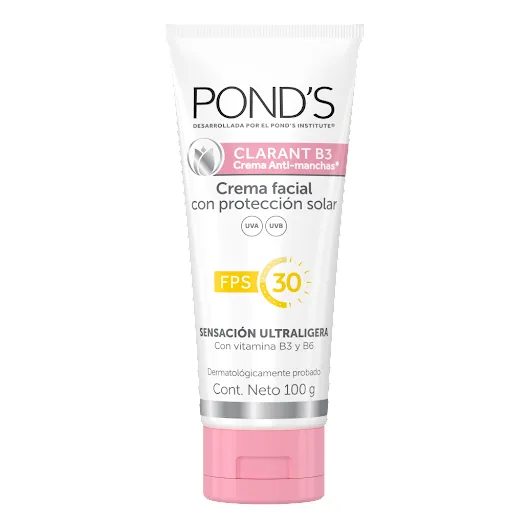 Crema Ponds Clarant B3 Fps 30 X 100grs