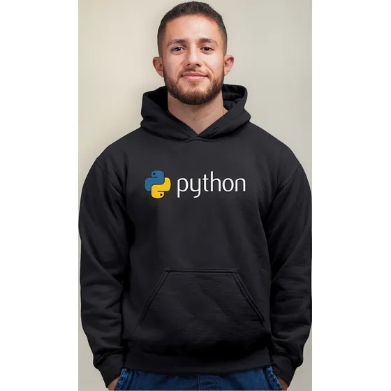 Moletom Python Code Programador Software Nerd Blusa De Frio