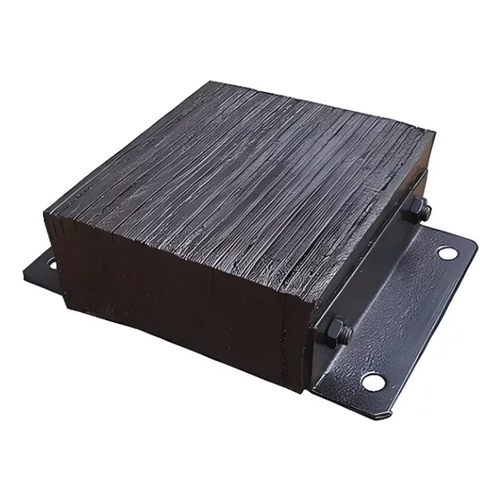 Tope/ Bumper Laminado Para Anden/ Rampa 4.5x14x10ø3/4