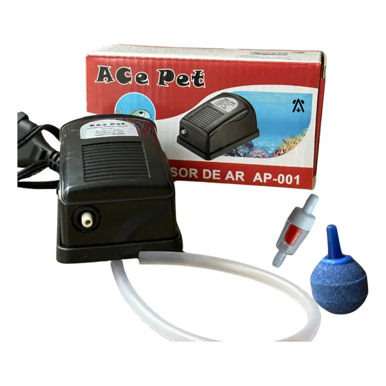 Bomba De Ar Oxigenador Para Aquários Compressor Kit Completo