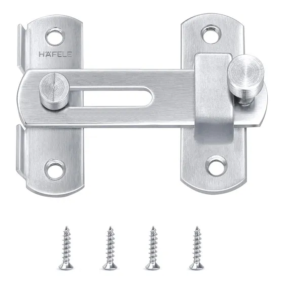 Pasador Aldabilla Tranca Häfele Acero Inoxidable 7.5cm Rc