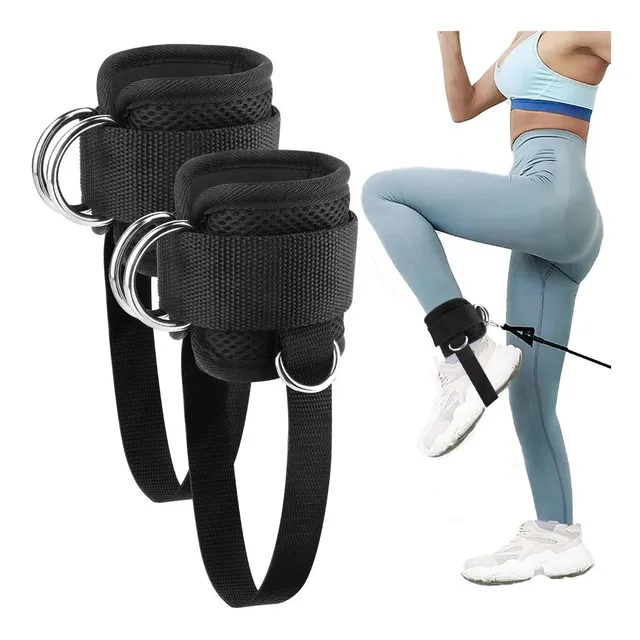 Par De Grilletes Correas Para Tobillo Gym Correa Tobilleras