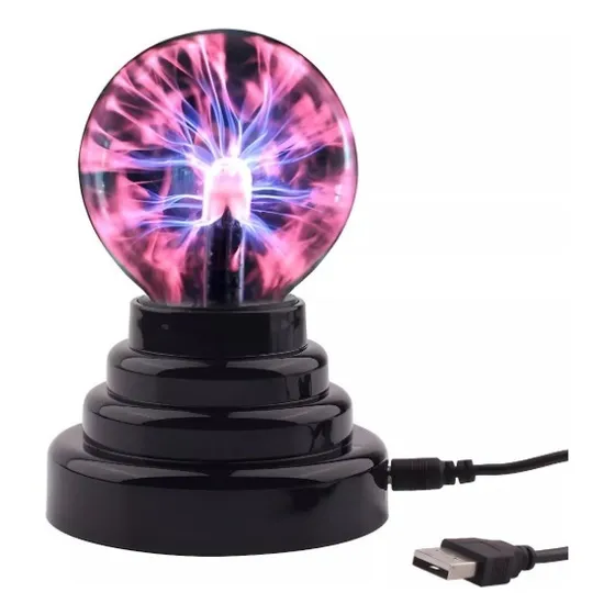 Lampara Magica Plasma Bola Decorativa Electromagnetica Usb