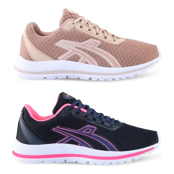 Kit 2 Pares Tenis  Feminino Combo Caminhada Promoção Barato 