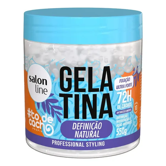 Gelatina #todecacho Definição Natural 550g Salon Line