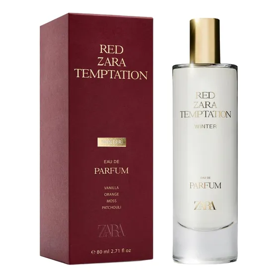 Zara Red Temptation Winter 80ml Edp - Fragancia Dama