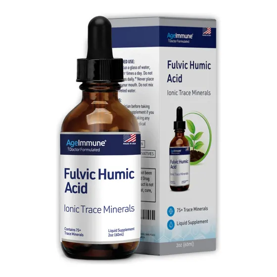 Suplemento Líquido Ageimmune De Ácido Húmico Fúlvico 60 Ml