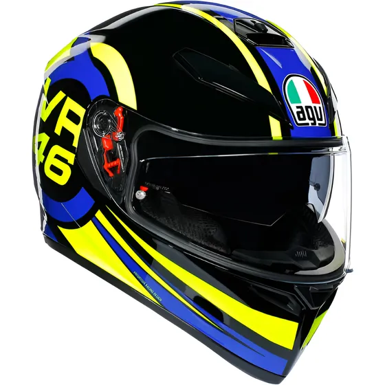Casco Integral Agv Ride 46 Deportivo Con Detalle Nº1 Fas