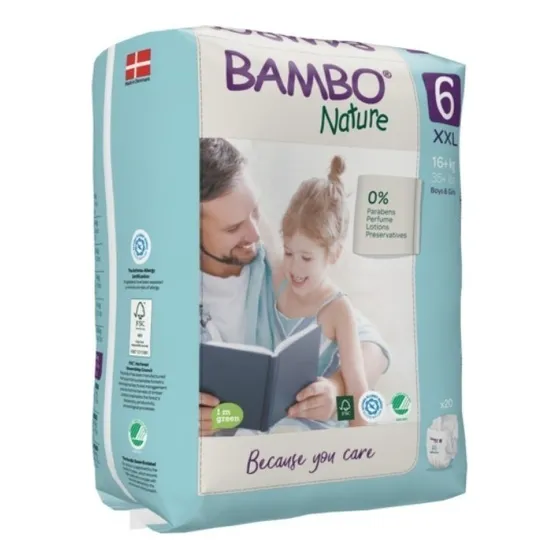 Pañal Bambo Nature Eco-friendly 6 Sku 19256