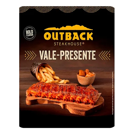 Cartão Pré Pago Outback R$ 100