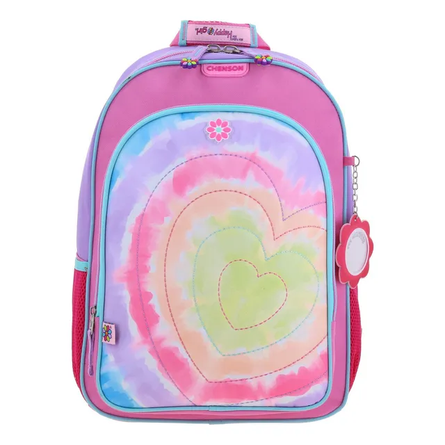 Mochila Happy Girl Lili Primaria Backpack Hg66213-p Color Multicolor Diseño De La Tela Corazón